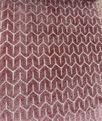 Rouge chenille fabric weave detail – premium upholstery material by Decora Furnishings
