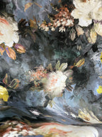 Floral pattern on a Stone colored background