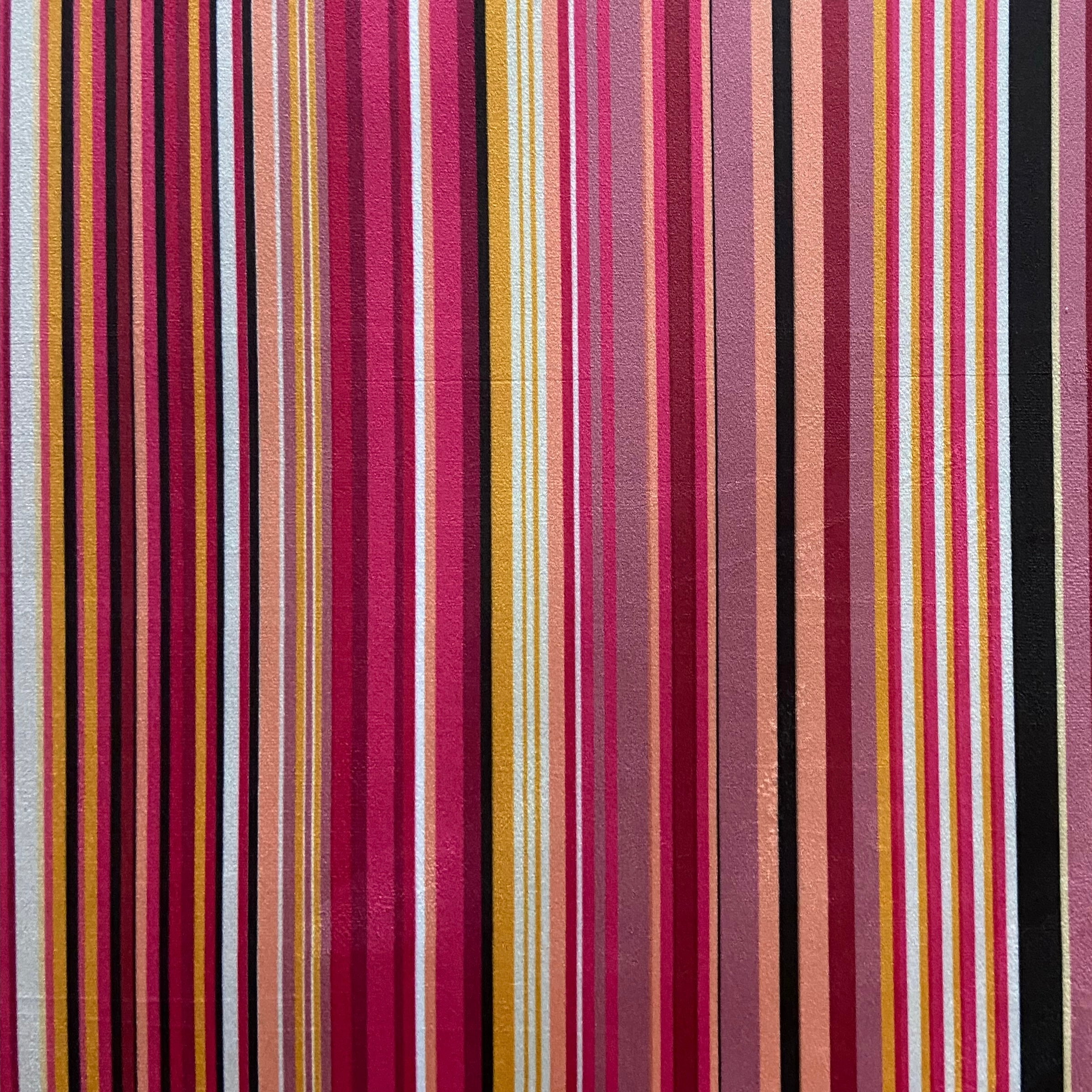 Striped fabric with Pink stripes