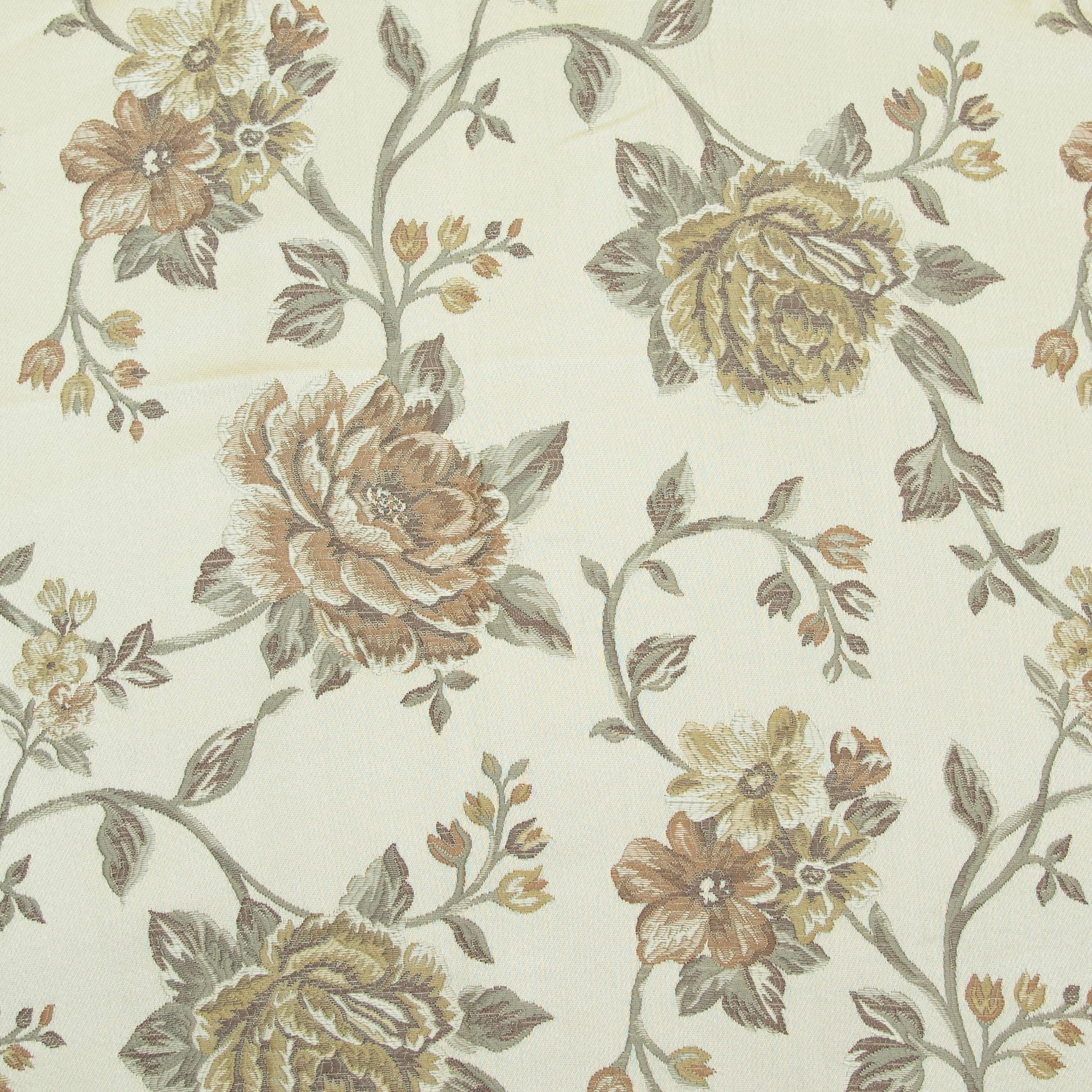 Floral pattern on a Green background