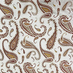Sultana Paisley Red Persian paisley jacquard full pattern upholstery drapery fabric sold by the yard