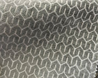 Cement Gray chenille fabric weave detail – premium upholstery material by Decora Furnishings