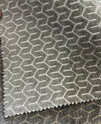 Cement Gray jacquard fabric surface pattern – polyester cotton viscose blend, sold by the metre yard