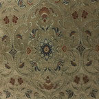 Royale Kasbah Ornate Gold with Blue high performance Moroccan weave fabric for sofa dining chair