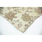 Floral pattern on a Green background