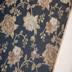 Floral pattern with Navy background