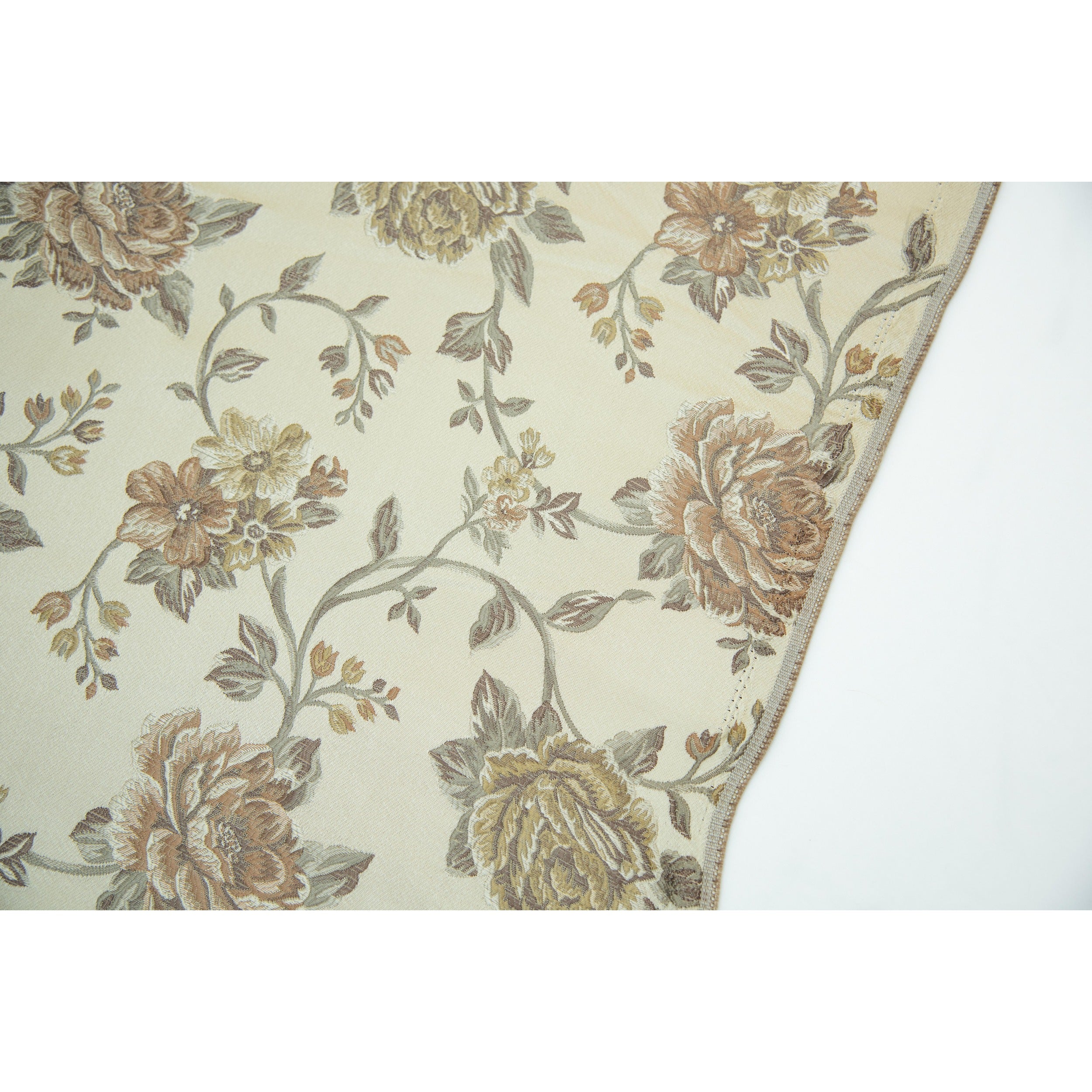 Floral pattern on a Green background