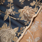 Floral pattern with Navy background