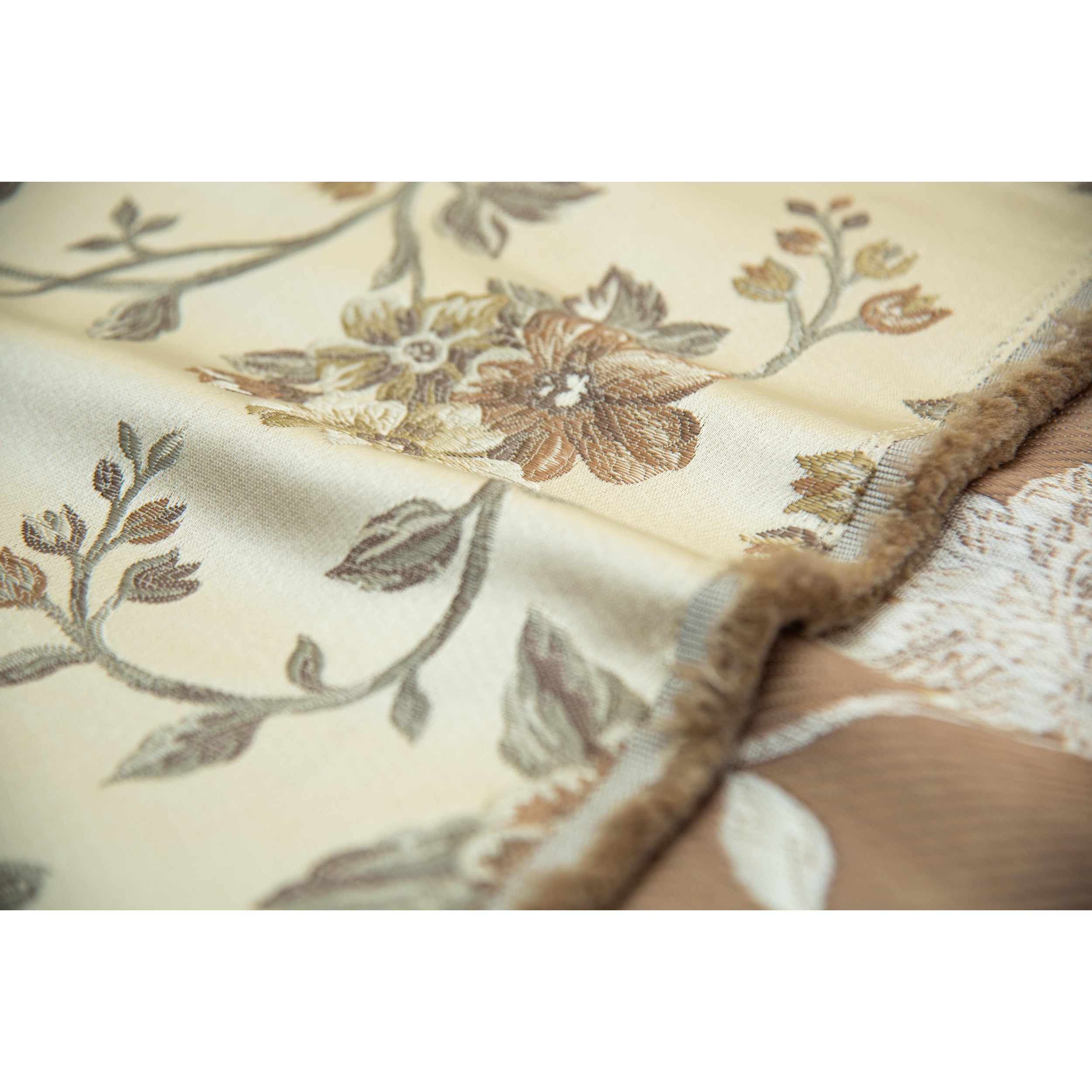 Floral pattern on a Green background