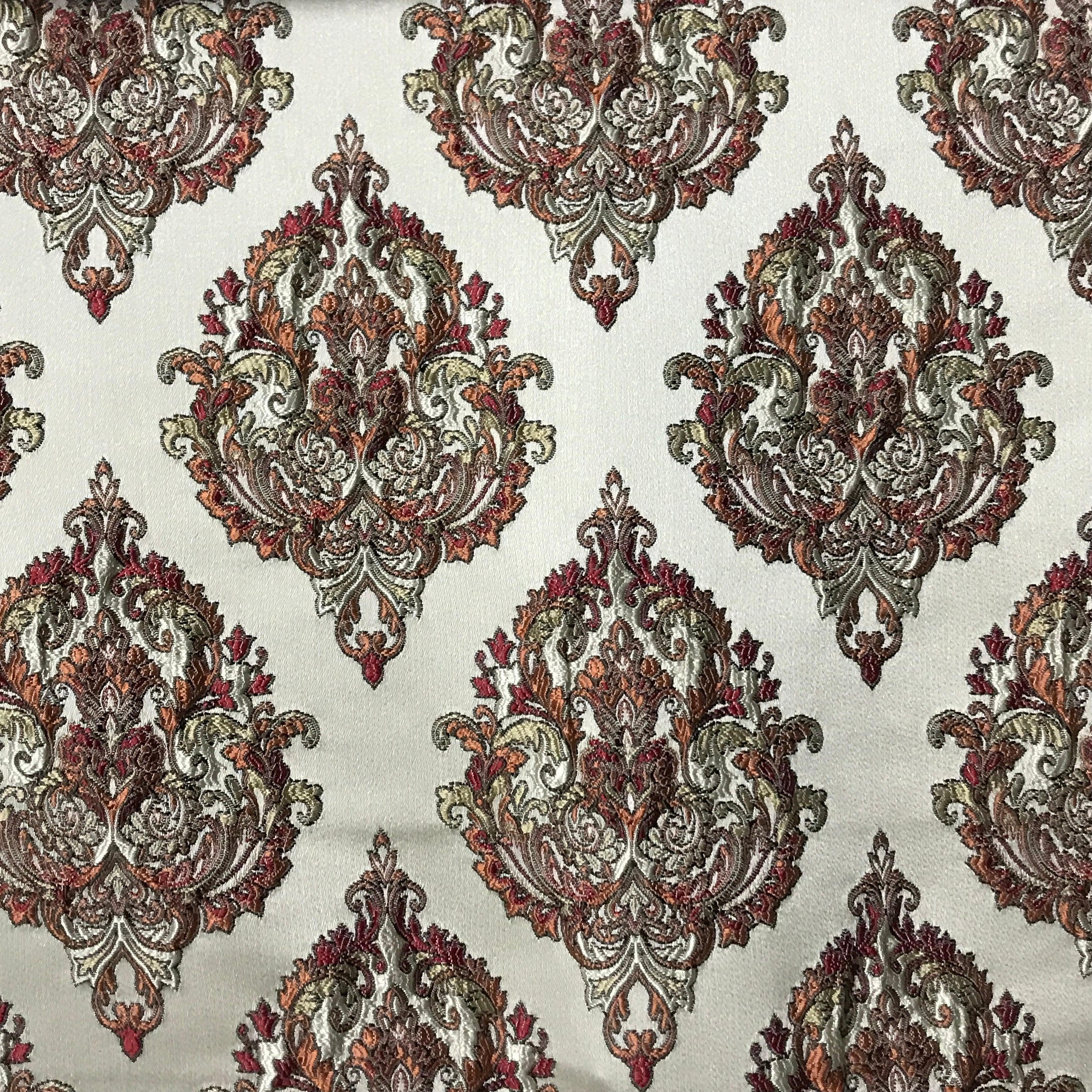 Decorative pattern with intricate designs on a beige background Sage Rose
