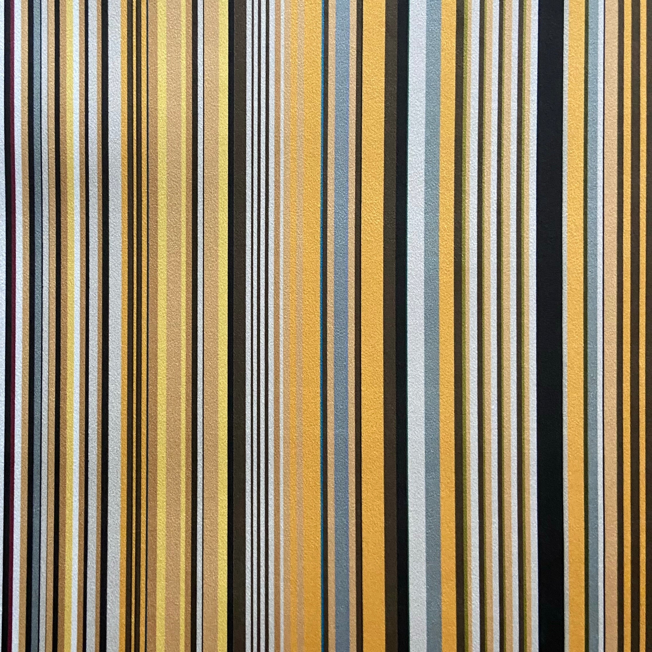 Striped fabric with Yellow stripes