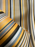 Striped fabric with Yellow stripes