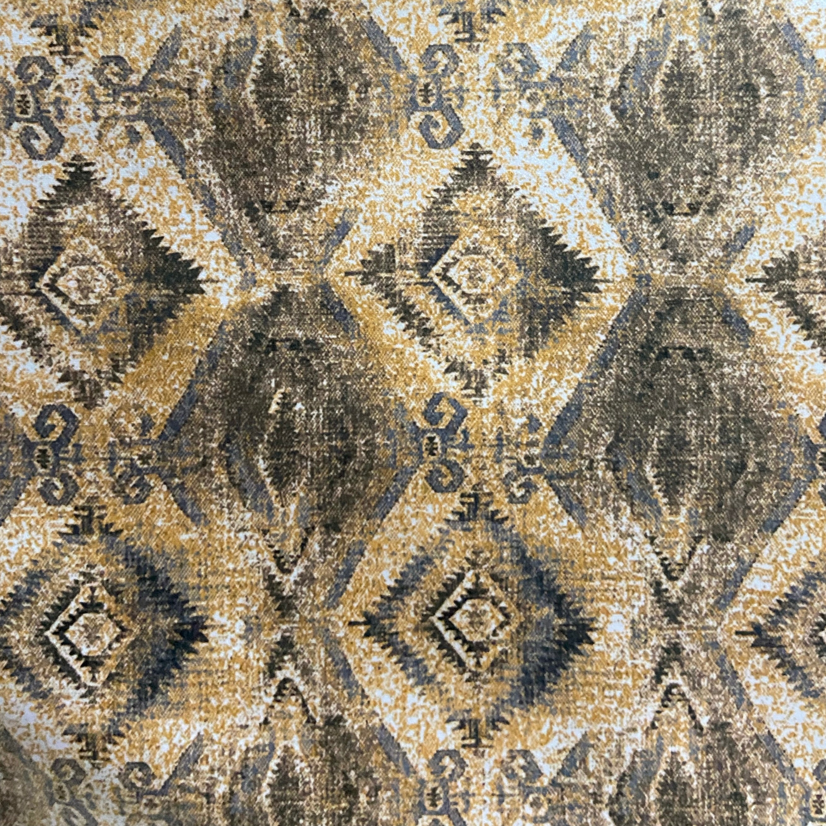 Aztec patterned design on Gold