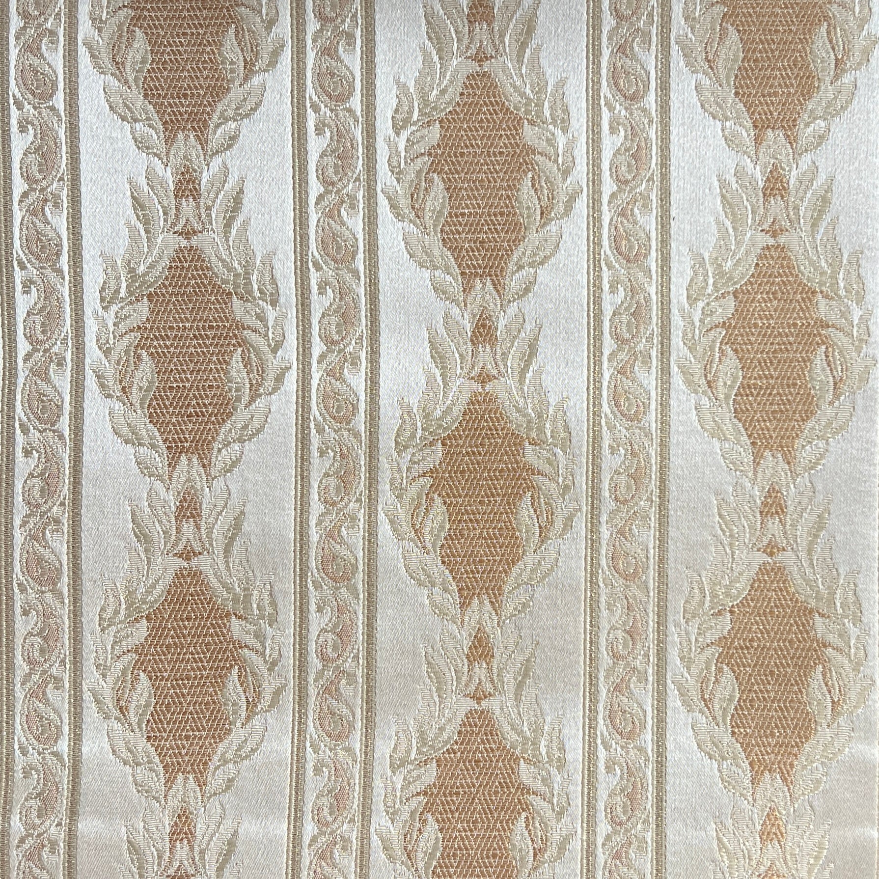 Decorative fabric with Cream background