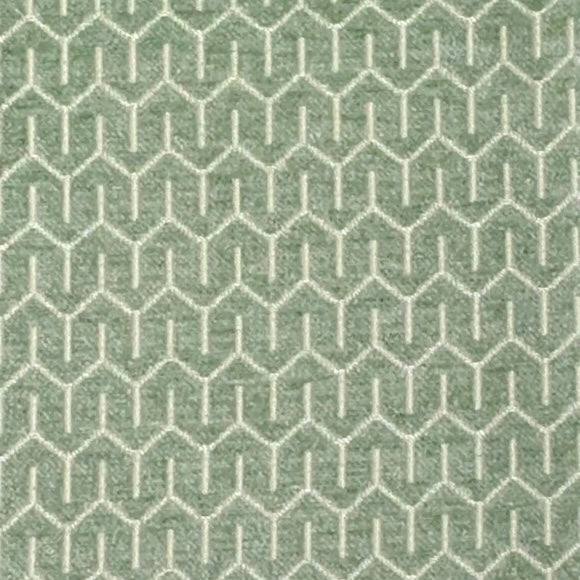Asparagus chenille jacquard upholstery fabric close-up texture – 569 GSM, 54 inch wide