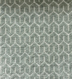 Asparagus jacquard fabric surface pattern – polyester cotton viscose blend, sold by the metre