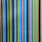 Striped fabric with Blue stripes