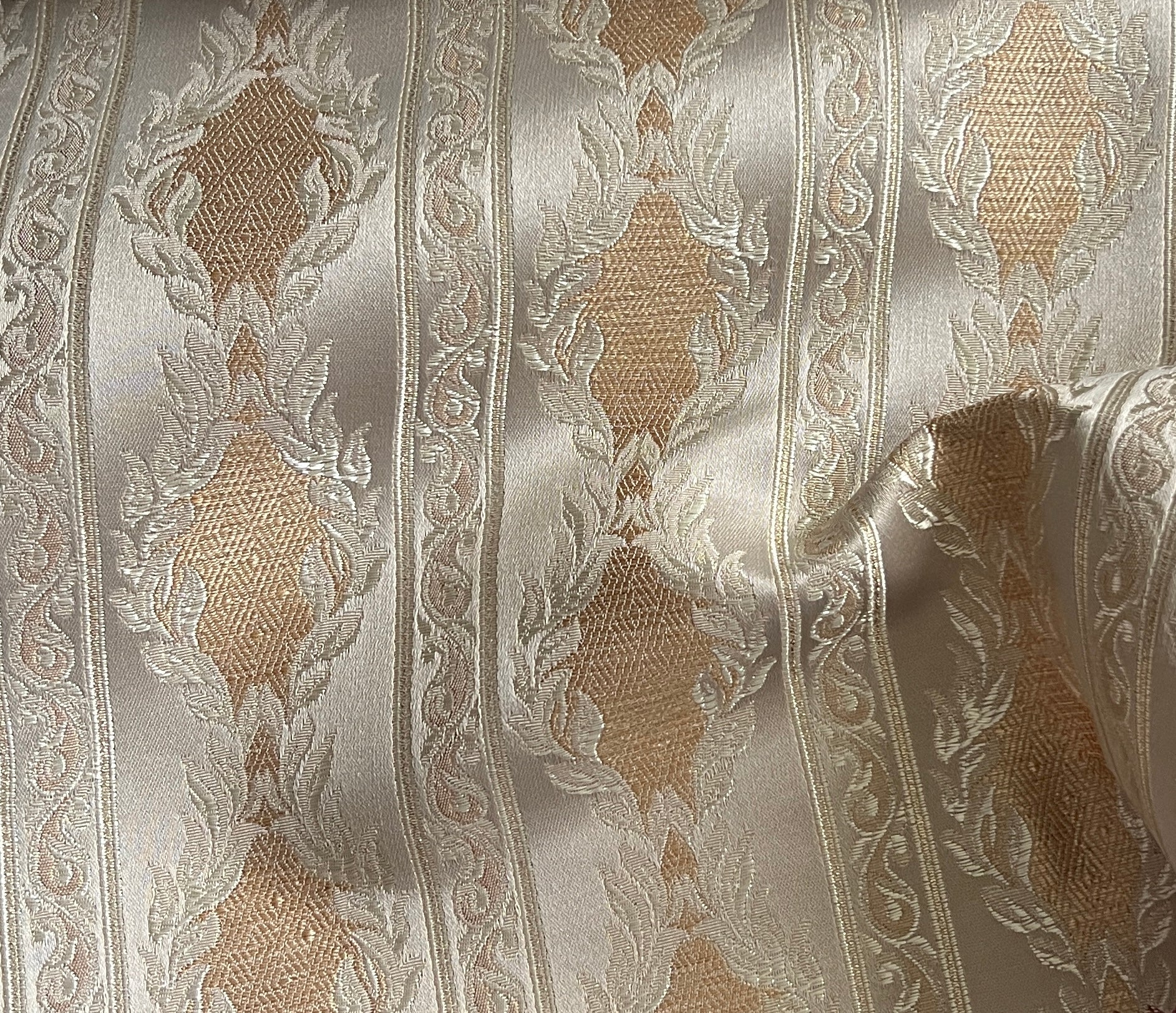 Fabric with Beige background