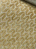 Biscotti chenille fabric weave detail – premium upholstery material by Decora Furnishings