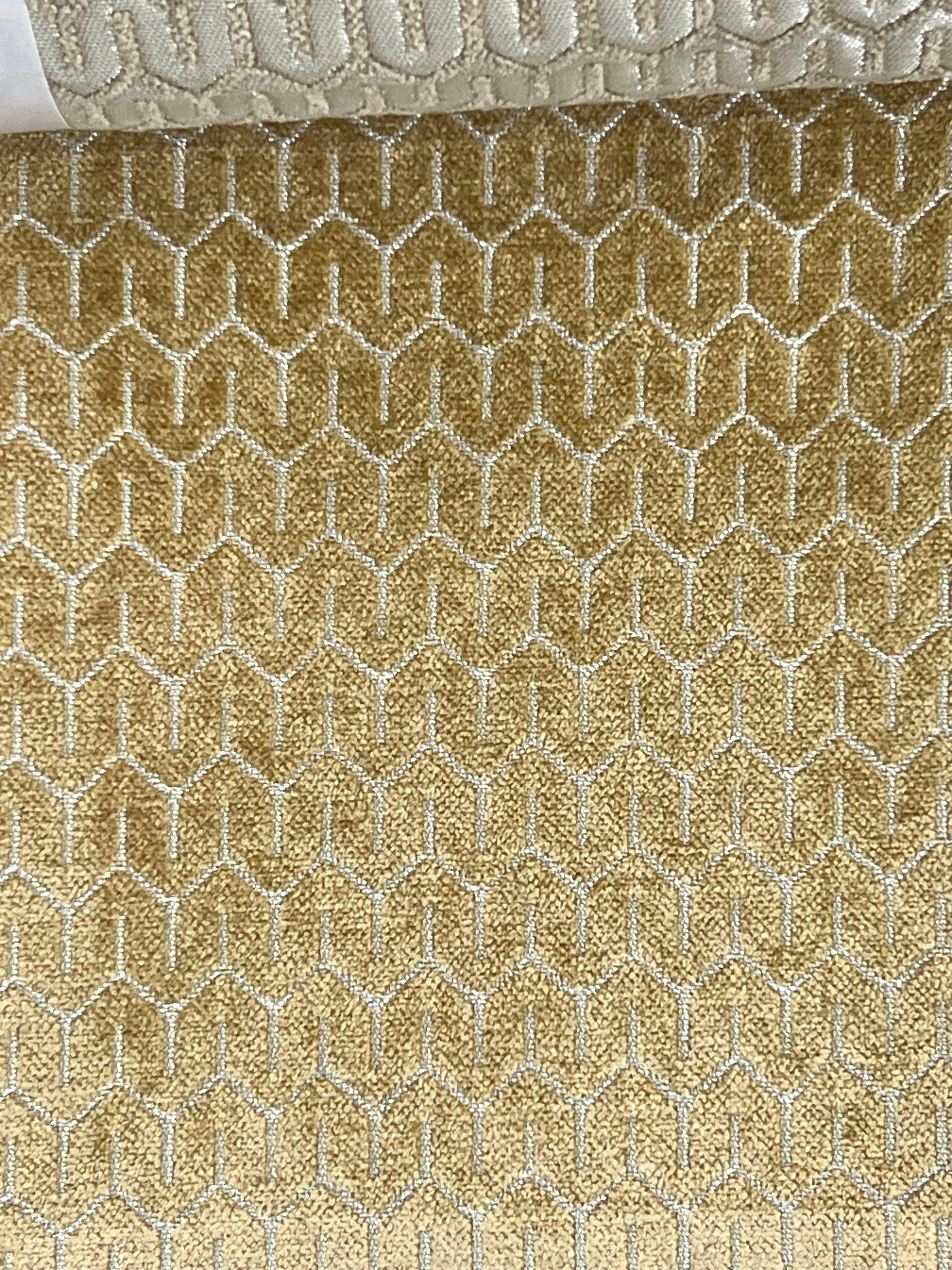 Biscotti jacquard fabric surface pattern – polyester cotton viscose blend, sold by the metre yard
