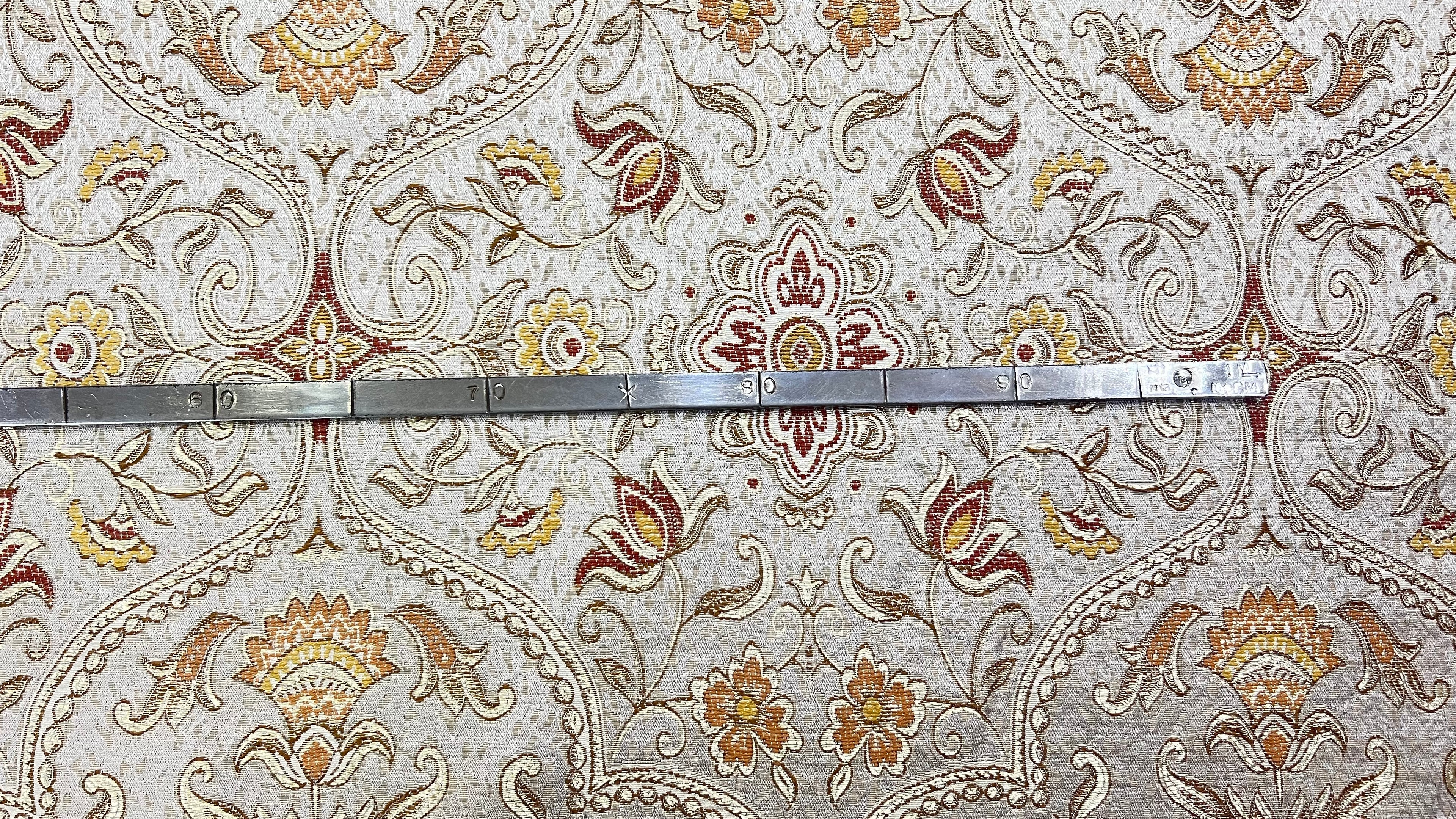 Royale Kasbah Ornate Silver with Rust pattern size dimensions jacquard fabric for dining chair sofa