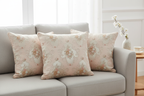 Rococo Bloom Peach Cushion Covers